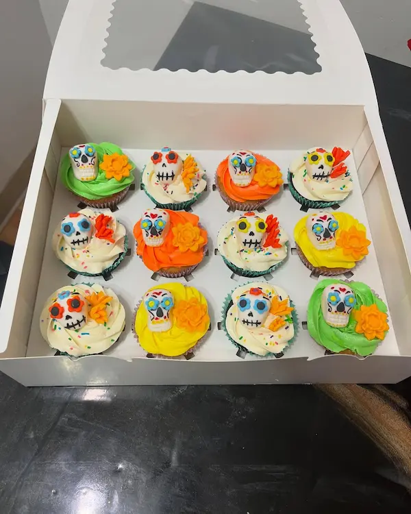 Cupcakes día de Muertos