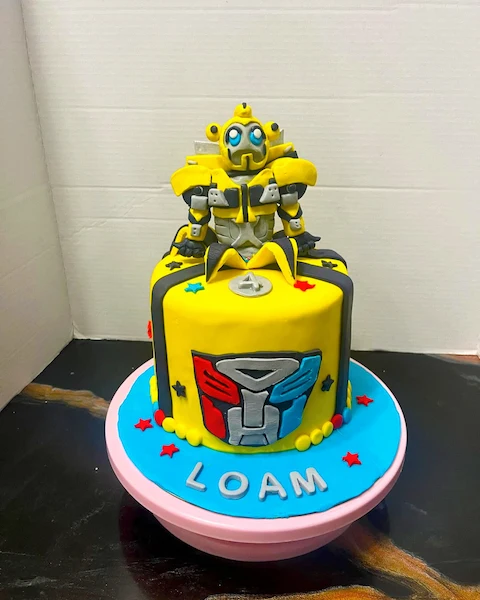 Gâteau de Bumblebee de Transformers